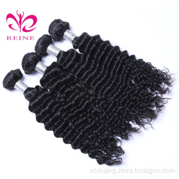 REINE human hair weave vendors wholesale brazilian wet and wavy hair deep wave brazilian hair with wholesale price